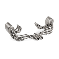 Thumbnail for Akrapovic 2018 Porsche 911 GT3 (991.2) Slip-On Race Line (Titanium) w/Header/Tail Pipes