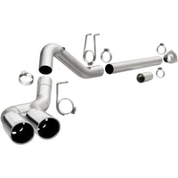Thumbnail for MagnaFlow 08-17 Ford F-250/F-350/F-450 4.6L/6.7 DPF-Back SS 4in Dual Single Passenger Side Rear Exit