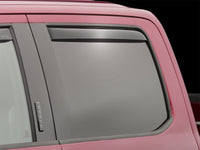 Thumbnail for WeatherTech 2017+ Ford F-250/F-350/F-450/F-550 SuperCrew Rear Side Window Deflectors - Dark Smoke