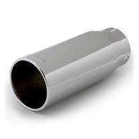 Thumbnail for Banks Power Tailpipe Tip Kit - SS Round Straight Cut - Chrome - 4in Tube - 5in X 12.5in