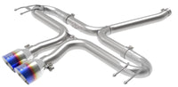 Thumbnail for aFe Takeda 2-1/2in 304 SS Axle-Back Exhaust w/Blue Flame Tips 17-20 Honda Civic Sport L4-1.5L (t)