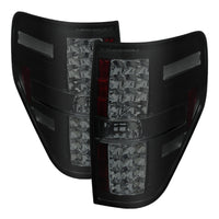 Thumbnail for Spyder Ford F150 09-14 LED Tail Lights Black Smoke ALT-YD-FF15009-LED-BSM