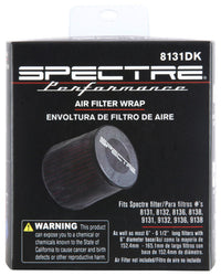 Thumbnail for Spectre Universal Pre-Filter Wrap 6in. x 6.125in. - Black