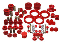 Thumbnail for Energy Suspension 96-00 Honda Civic/CRX Red Hyper-Flex Master Bushing Set
