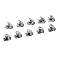 Thumbnail for HPS Stainless Steel Fuel Injection Hose Clamps 10pc Pack 1/4