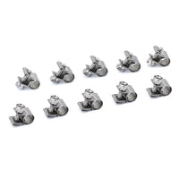 Thumbnail for HPS #11 Stainless Steel Fuel Injection Hose Clamps 10pc Pack 23/64