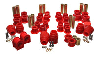 Thumbnail for Energy Suspension 00-04 Ford Excursion 4WD Red Hyper-flex Master Bushing Set