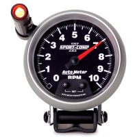 Thumbnail for Autometer Sport-Comp II Quick Lite 3 3/4in 10K RPM Pedestal Tachometer