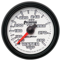 Thumbnail for Autometer Phantom II 52.4mm Mechanical 140-280 Deg F Water Temperature Gauge