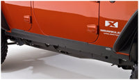 Thumbnail for Bushwacker 07-18 Jeep Wrangler Unlimited Trail Armor Rocker Panel and Sill Plate Cover - Black