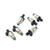 Thumbnail for DeatschWerks Universal 1800cc Low Impedance 14mm Upper Injector - Set of 6