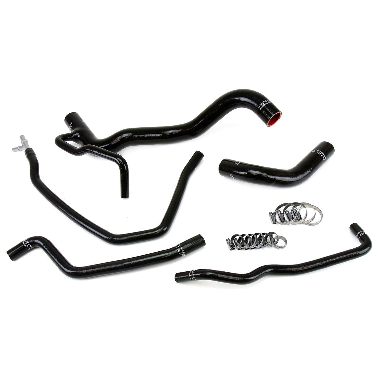 HPS Black Silicone Radiator Hose 5pcs Complete Kit Coolant Bypass for Scion 11-15 tC
