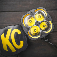 Thumbnail for KC HiLiTES FLEX ERA 4 Color Bezel Ring Gold (ea)