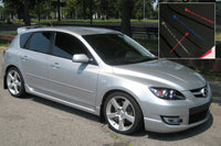 Thumbnail for Rally Armor 04-09 Mazda3/Speed3 Black UR Mud Flap w/ Blue Logo