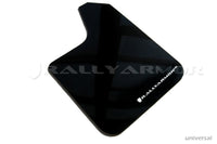 Thumbnail for Rally Armor Universal Fit (No Hardware) Black UR Mud Flap w/ White Logo