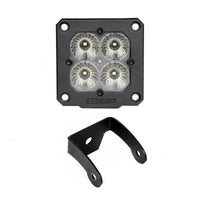 Thumbnail for XK Glow Flush Mount XKchrome 20w LED Cube Light w/ RGB Accent Light Kit w/ Cntrlr - Flood Beam 2pc