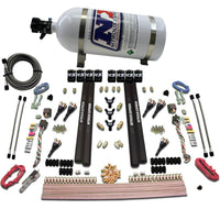 Thumbnail for Nitrous Express 6 Cyl SX2 Dual Stage Nozzle Nitrous Kit w/10lb Bottle