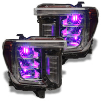 Thumbnail for Oracle 19-21 Silverado/Sierra 1500 RGB Demon Eye Headlight Kit - w/o Controller SEE WARRANTY