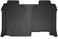 Thumbnail for Husky Liners 19-23 Chevrolet Silverado 1500 CC WeatherBeater Black 2nd Row Floor Liners