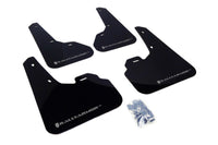 Thumbnail for Rally Armor 10-13 Mazda3/Speed3 (Hatch/Sedan) Black UR Mud Flap w/Silver Logo
