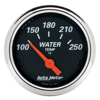 Thumbnail for Autometer Designer Black 2 1/16in 250 Deg F Electronic Water Temp Gauge