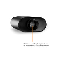 Thumbnail for Mishimoto Muffler with 2.5in Center Inlet/Outlet - Angled Tip - Black