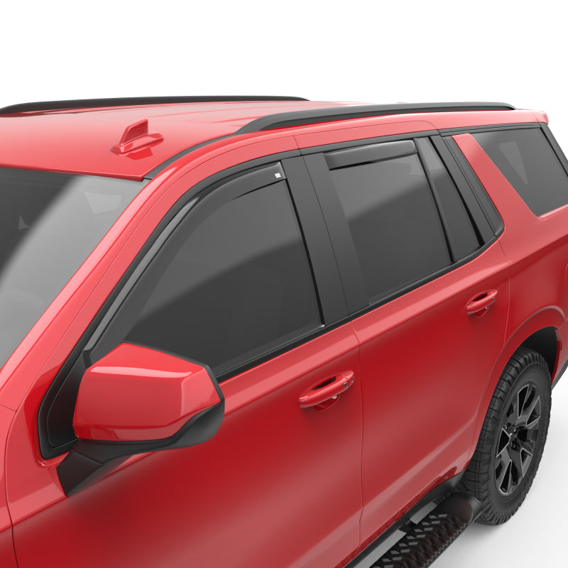 EGR 21-23 Chevrolet Tahoe In-Channel Window Visors Front/Rear Set Dark Smoke