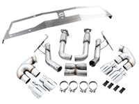 Thumbnail for AWE Tuning 2020 Chevrolet Corvette (C8) Track Edition Exhaust - Quad Chrome Silver Tips