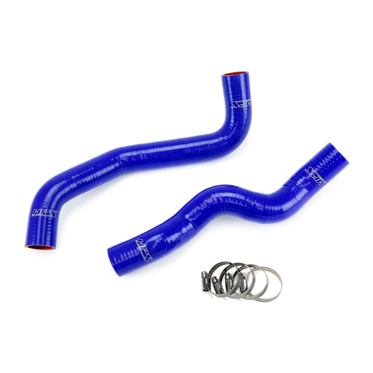HPS Blue Reinforced Silicone Radiator Hose Kit Coolant for Infiniti 08-12 EX35