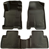 Thumbnail for Husky Liners 06-09 Ford Fusion/07-09 Lincoln MKZ (FWD) WeatherBeater Combo Black Floor Liners