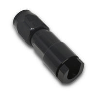 Thumbnail for Russell Performance 3/8in SAE Quick Disc Female to -6 Hose Black Straight Hose End