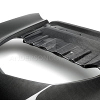 Thumbnail for Anderson Composites 2017-2018 Chevrolet Camaro ZL1 1LE Type-OE Style Double Sided Carbon Fiber Hood