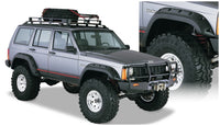 Thumbnail for Bushwacker 84-01 Jeep Cherokee Cutout Style Flares 4pc Fits 4-Door Sport Utility Only - Black