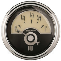 Thumbnail for AutoMeter Gauge Fuel Level 2-1/16in. 0 Ohm(e) to 90 Ohm(f) Elec Cruiser Ad