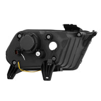 Thumbnail for AlphaRex 10-12 Ford Mustang PRO-Series Projector Headlights Plank Style Chrome w/Top/Bottom DRL