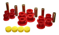 Thumbnail for Energy Suspension 02-05 Dodge Ram 1500 2WD Red Rear Leaf Spring Bushing Set