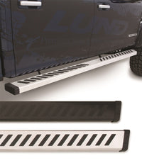 Thumbnail for Lund 15-18 Ford F-150 SuperCrew Summit Ridge 2.0 Running Boards - Stainless