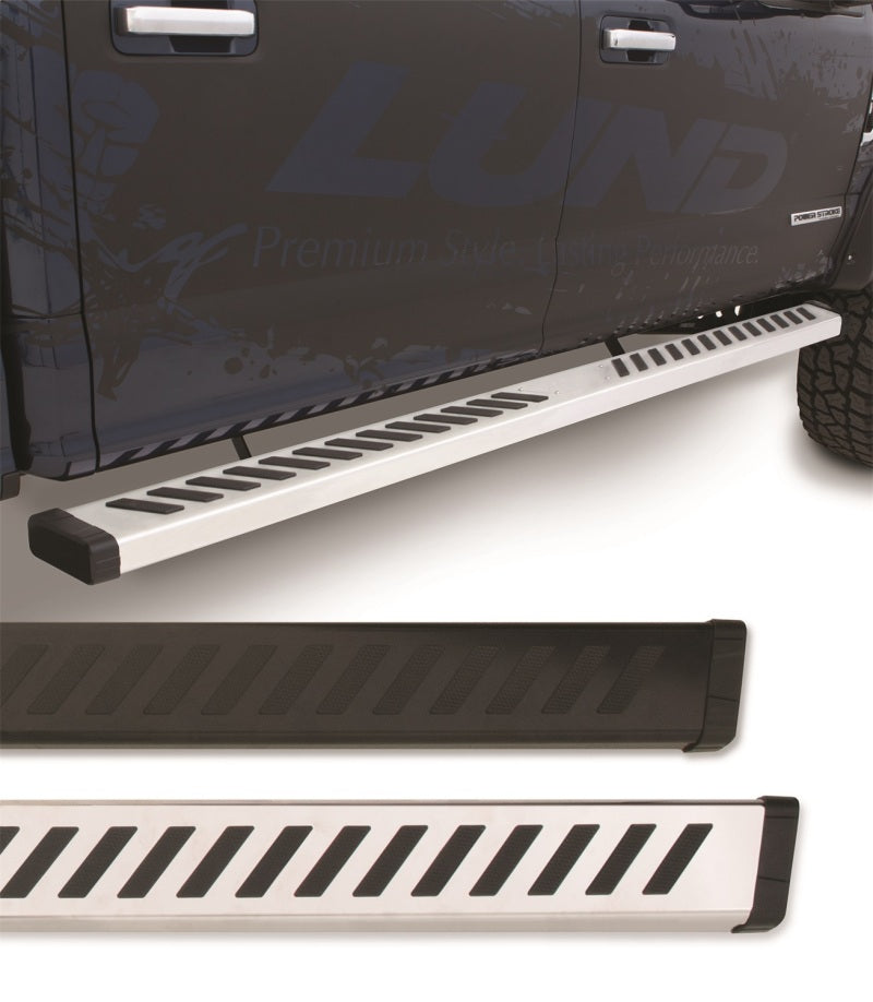 Lund 05-17 Toyota Tacoma Double Cab Summit Ridge 2.0 Running Boards - Stainless