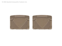 Thumbnail for WeatherTech 93 Mercedes-Benz 300CE Rear Rubber Mats - Tan