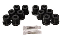 Thumbnail for Energy Suspension 81-89 Toyota FJ40/FJ60 Landcruiser 2/4WD Blk Front Leaf Spring Bushing Set
