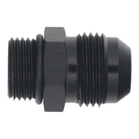 Thumbnail for DeatschWerks 8AN ORB Male to 10AN Male Flare Adapter - Anodized Matte Black