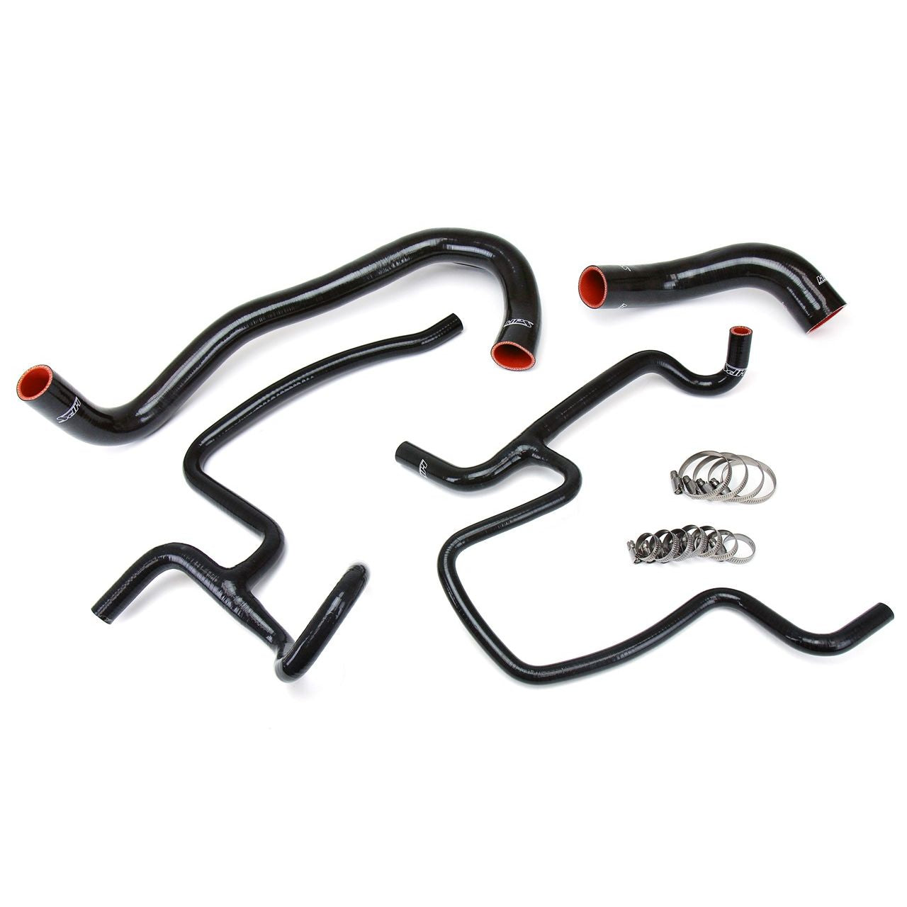 HPS Black Reinforced Silicone Radiator Hose Kit for Chrysler 12-13 300C SRT8 6.4L V8