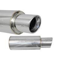 Thumbnail for Injen 3.00 Universal Muffler w/Stainless Steel resonated rolled tip (Injen embossed logo)