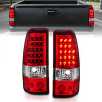 Thumbnail for ANZO 2003-2006 Chevrolet Silverado 1500 LED Taillights Red/Clear