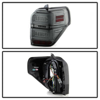 Thumbnail for Spyder Toyota 4Runner 10-14 LED Tail Lights - Sequential Turn Signal - Smoke ALT-YD-T4R10-SEQ-SM