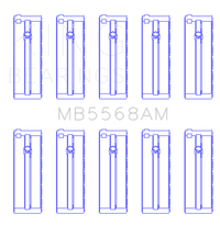 Thumbnail for King Honda D16A/Y/Z H22A4 F23A (Size STD) Crankshaft Main Bearing Set