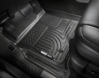Thumbnail for Husky Liners 14-15 Toyota Tundra CrewMax Cab Pickup Weatherbeater Black 2nd Seat Floor Liners