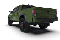 Thumbnail for Rally Armor 16-23 Toyota Tacoma Gen 3 Black Mud Flap w/Army Green Logo