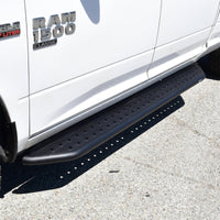 Thumbnail for Westin 19-23 Ram 1500 Crew Cab Pickup (Excl. 1500 Classic) Outlaw Running Boards - Textured Black