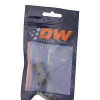 Thumbnail for DeatschWerks 8AN ORB to Can-Am Maverick X3 OE Quick Connect Adapter - Anodized Matte Black